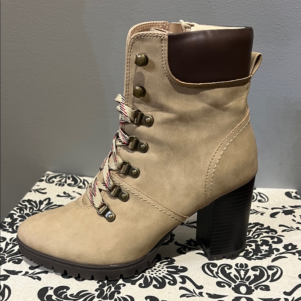 George  Tan Ankle Boots
